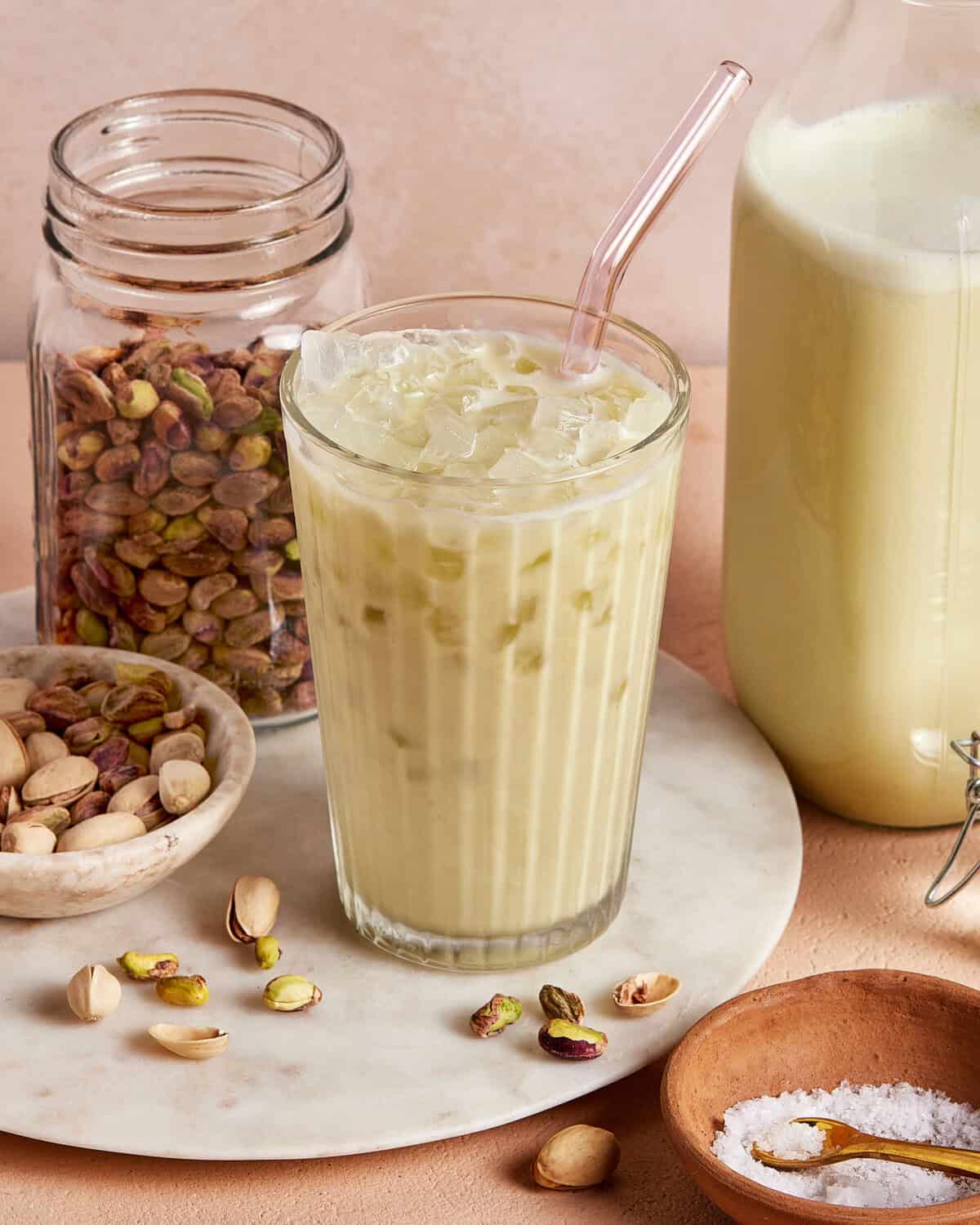 Ritz signature drinks — Dubai pistachio dream